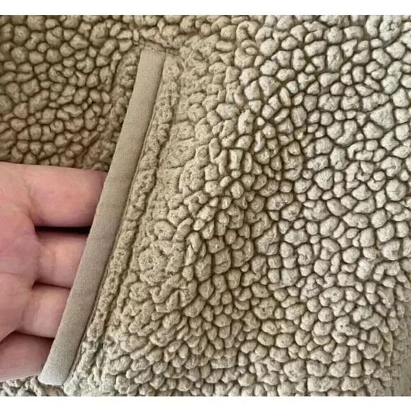 Skechers Boxy Sherpa Fleece Pullover Sweater Sweatshirt Long Sleeves SZ S # 1762 - Picture 7 of 15